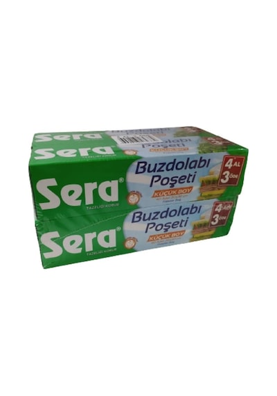 Sera Küçük Boy Buzdolabı Poşeti 4'lü 20 x 30 CM
