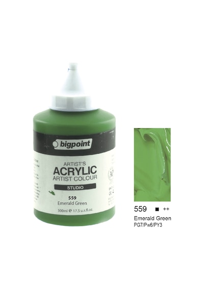 Bigpoint Akrilik Boya 500 ml Emerald Green 559