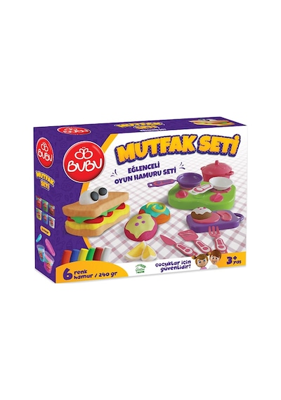 Bu-bu Oyun Hamuru Seti Mutfak L Bubu-oh0015 Çok Renkli