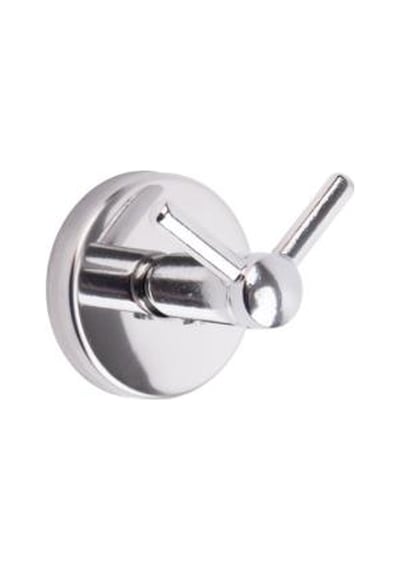Vidalı Lavabo Banyo Wc Bez Havlu, Çatal Askı Ve Tuvalet Kağıtlık 3'lü Set Krom Metal Metal