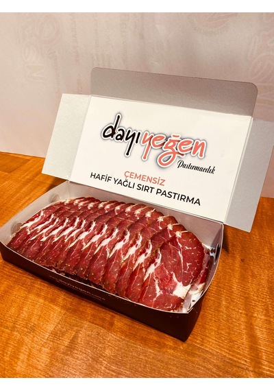 Dayı Yeğen Çemensiz Hafif Yağlı Sırt Pastırma 250 G