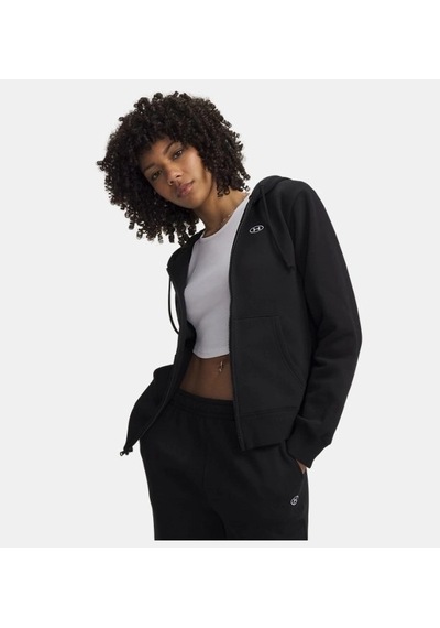Under Armour Ua Rival Fleece Kadın Ceket 6016556-008 Siyah