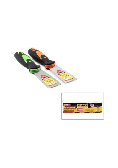 Profesyonel Metal Spatula - 40 Mm - Fiber Saplı 1 Adet