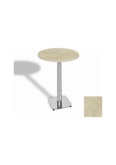 Bistro Masa Tokyo Kromnikel - Werzalit, Wermodin Ve Allzalit Tabla 60 Cm Çap - Golden Marble Çok Renkli Bistro Masa Tokyo Kromnikel - Werzalit, Wermodin Ve Allzalit Tabla 60 Cm Çap - Golden Marble Çok Renkli