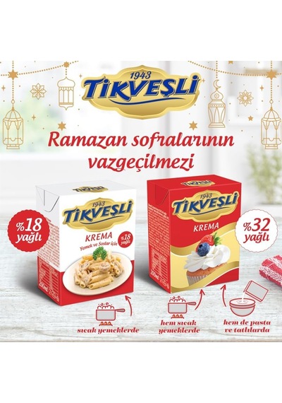 %18 Yağlı Krema 200 Ml