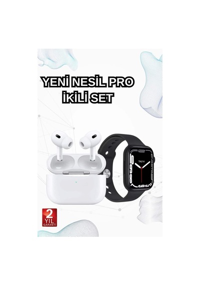 2025 Model Akıllı Saat Ve Yeni Nesil Pro Bluetooth Kulaklık Tws Y