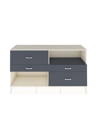 Hyperion Konsol Tek Raflı 4 Çekmeceli 176x44x99 Aytaşı-antrasit Aytaşı-antrasit Hyperion Konsol Tek Raflı 4 Çekmeceli 176x44x99 Aytaşı-antrasit Aytaşı-antrasit