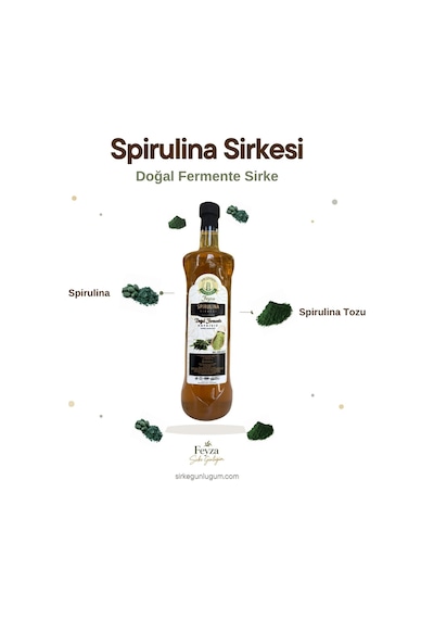 Sirke Günlüğüm Spirulina Sirkesi 1 L