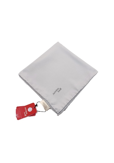 Armine Düz Twill Eşarp - Gümüş