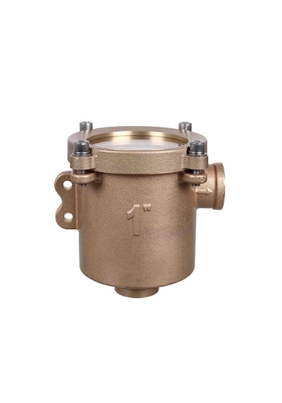 Tekne Deniz Suyu Filtresi. 1" Bronz Filtre. 25mm