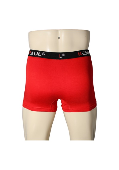 Kenn Paul Erkek Kırmızı Premium Bambu Boxer Konfor Boxer Kaliteli Boxer Çok Renkli