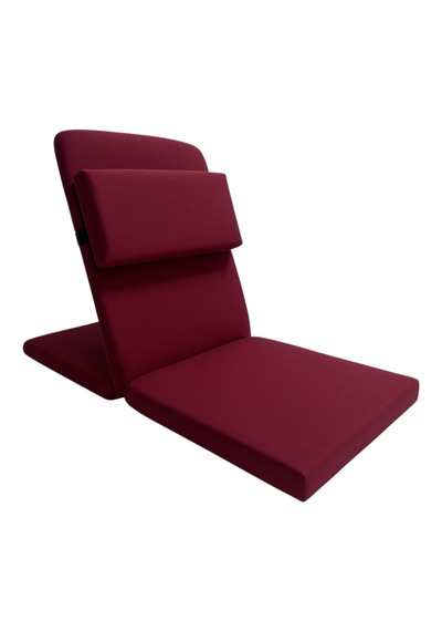 Ekstra Destek Yastıklı Yoga, Nefes, Meditasyon Sandalyesi Backjack Xl Su Ve Leke İticili Duck Kumaş Bordo