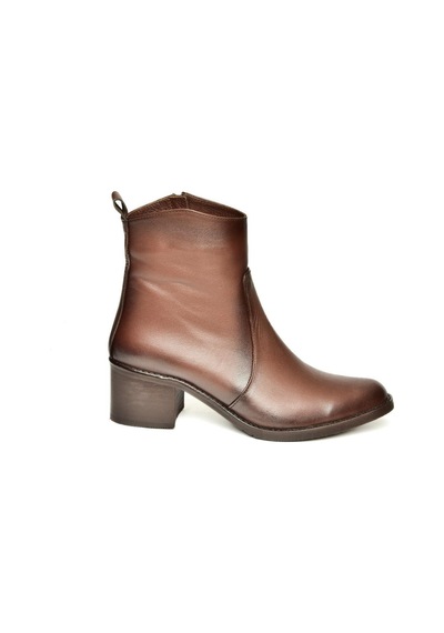 Fox Shoes T654043803 Kahverengi Hakiki Deri Kadın Bot Kahverengi