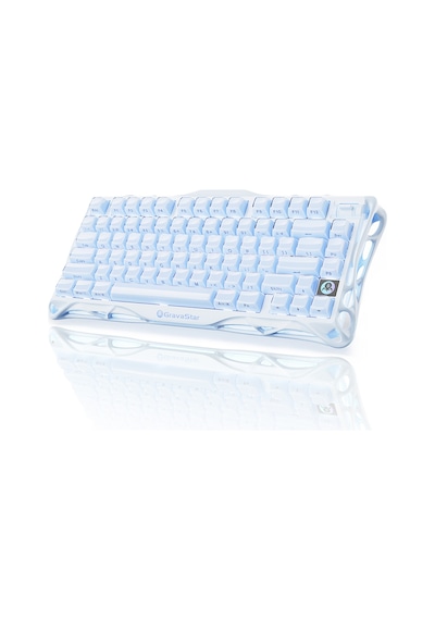Gravastar Mercury K1 Rgb Kablosuz Mekanik Gaming Klavye, Alüminyum Çerçeveli, İngilizce Q, Special E