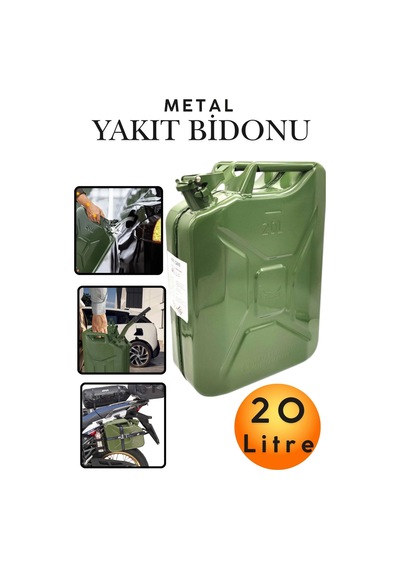 20 Litre Metal Yakıt Bidonu - Araç Port Bagaj Tipi Kalın Antisilikon Kompakt Benzin Mazot Deposu Tekne Motoru, Jeneratör Ve Çim Biçme İçin Sızdırmaz Yedek Yakıt Deposu Araç Motorsiklet Yakıt Taşıma 20 Litre Metal Yakıt Bidonu - Araç Port Bagaj Tipi Kalın Antisilikon Kompakt Benzin Mazot Deposu Tekne Motoru, Jeneratör Ve Çim Biçme İçin Sızdırmaz Yedek Yakıt Deposu Araç Motorsiklet Yakıt Taşıma