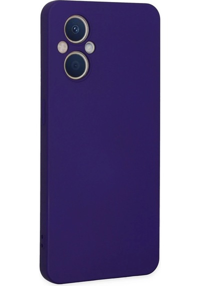 Cosmotex Newface Oppo Reno 7 Lite Kılıf Nano İçi Kadife Silikon - Mor