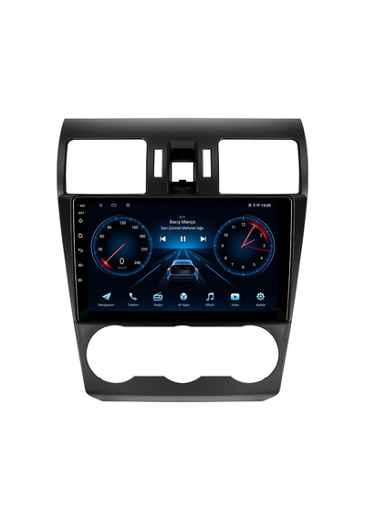 Subaru Forester 2013-2015 Android Multimedya Carplay Android Auto Navigasyon Kameralı 4gb Ram 64gb 9"