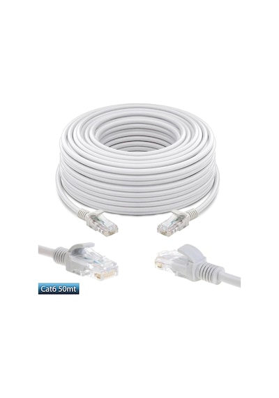 Cat6 Patch Network Ethernet  Kablo 50Mt