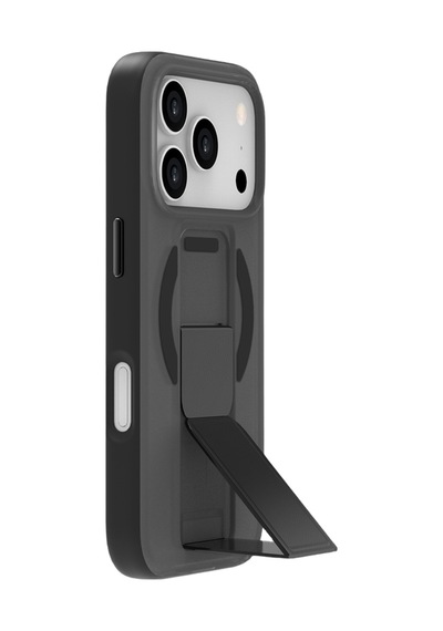 Piili Apple iPhone Uyumlu 17 Pro Mag - Stand Pro Magsafe Kılıf Siyah