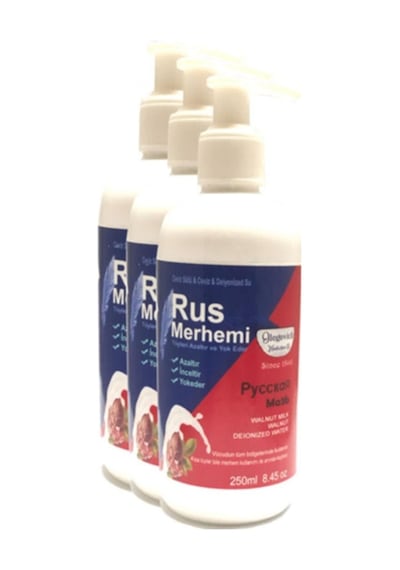 Hemengo Olegovich Medicine Rus Merhemi Tüy Dökücü Azaltıcı Krem Merhem 250 Ml 3 Adet Hmngobzs 44972606