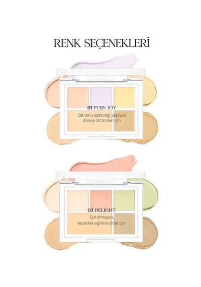 Kremsi Dokuya Sahip Concealer Paleti Clio Kill Cover Founwear Concealer Palette Pure Joy