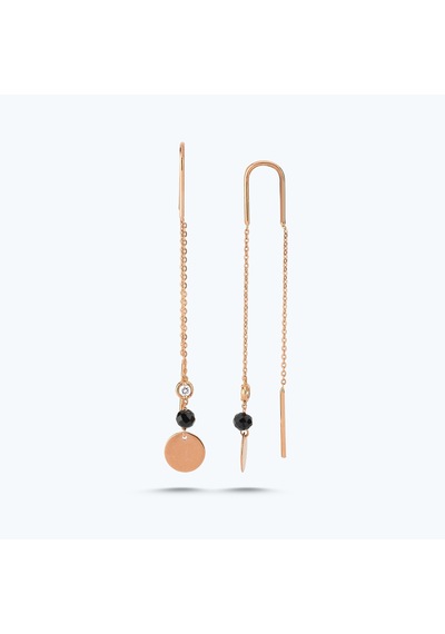 Altınbaş Pırlanta Spinel Taşlı Küpe INT137P-14K