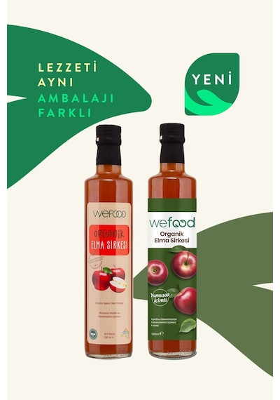 Wefood Organik Elma Sirkesi 500 ml