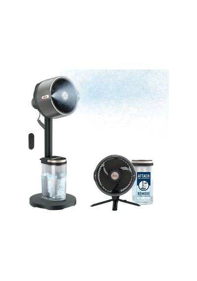 Flexbreeze Promist Taşınabilir Buharlı Fan İç Ve Dış Mekan Uyumlu, Siyah Fa300eu