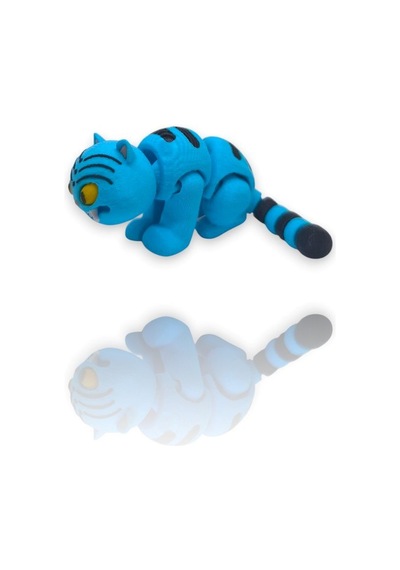 Huntrix Huntr/x Derpy Tiger 10 Cm Kaliteli Loy3d Baskı, Boya Yok, Oynar Eklem