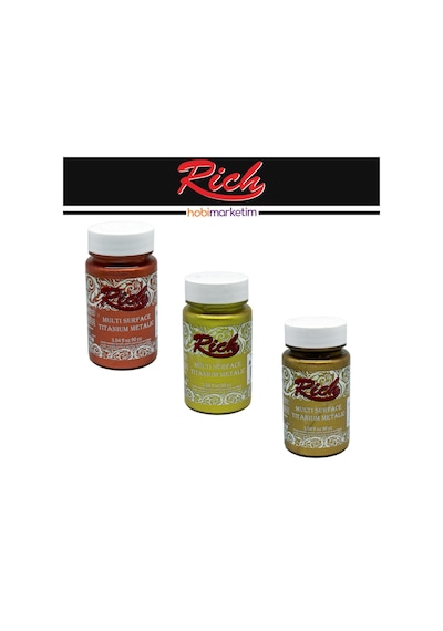 Rich Multi Surface Titanyum Metalik Boya 090Cc 2564 Gökyüzü