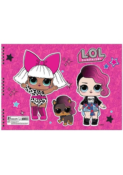 L.o.l Resim Defteri 25 X 35 Cm Karışık Renkler 24'lü Şrink