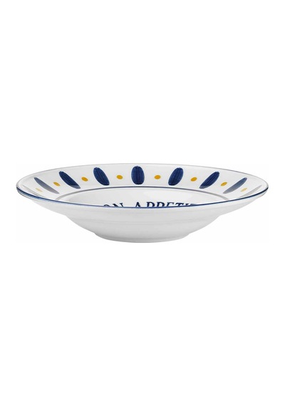 Kütahya Porselen Gusto 2 Parça 27 Cm Spagetti Tabağı Çok Renkli