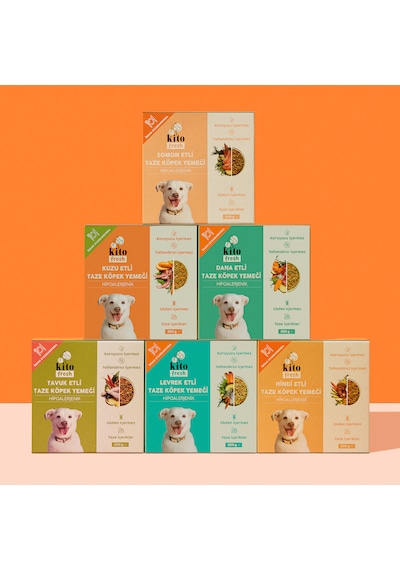 Kito Köpekler İçin Kito Fresh Tanışma Paketi + Kito Balık Yağı 200 ML
