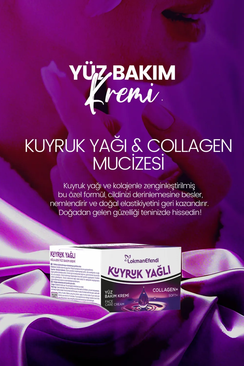 Lokman Efendi Kuyruk Yağlı Kolajenli Cilt Balım Kremi 125 ML