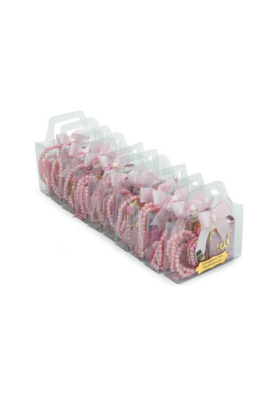 10 Adet İsme Özel Çantalı Mevlüt Hediyelik - Zikirmatik Tesbih Mini Kuranı Kerim Seti - Pembe Pembe