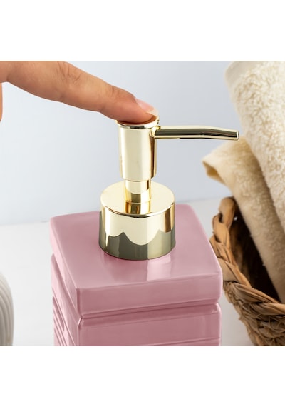 Porsima 3206 Seramik Sıvı Sabunluk Lavabo Sabunluğu 275 Cc Pudra