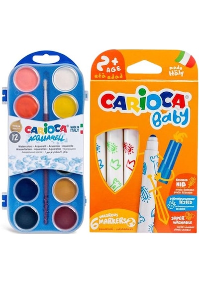 Carioca Baby Keçeli Kalem ve Sulu Boya Seti