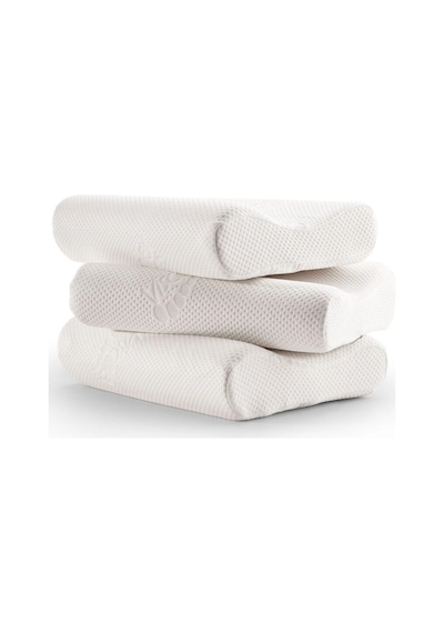 Doqu Home Visco Comfort Yastık 51 X 42 + 13 Cm - Beyaz Beyaz