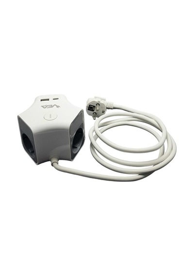 Vea Ve-g903yc 3'lü Usb+ Type-c Girişli Anahtarlı 1.5 Metre Grup Priz