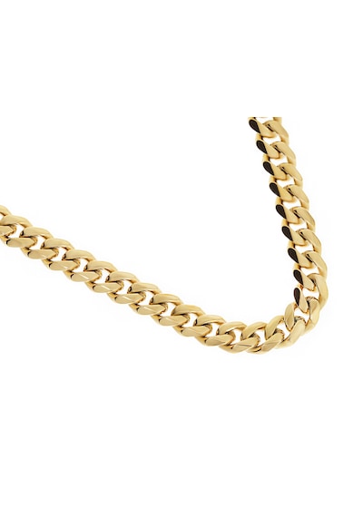 Erkek 6 Mm Çelik Zincir Kolye Gold Gold