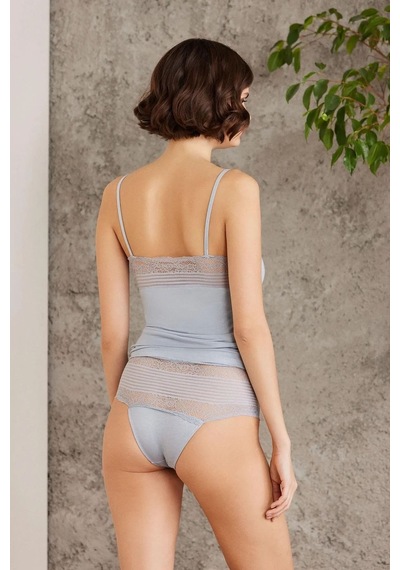 Pierre Cardin 385 Kadın Atlet Külot Takım-mist Mist