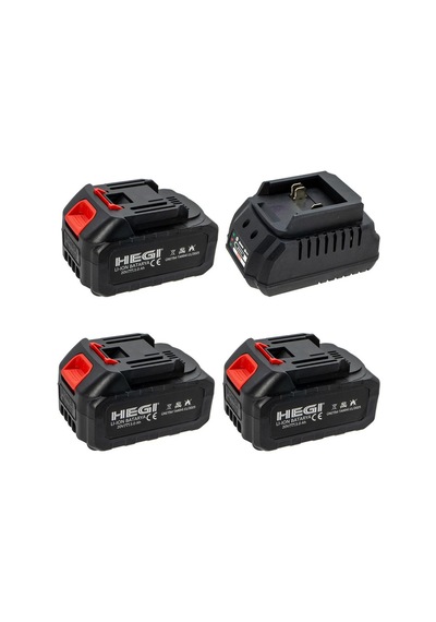 Hegi 809000244 20V 3AH Kömürsüz Üç Akülü 4'lü Set