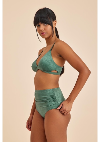 Amarelle Bali Yeşil Dolgusuz Pedli Üçgen Bikini Üst Yeşil