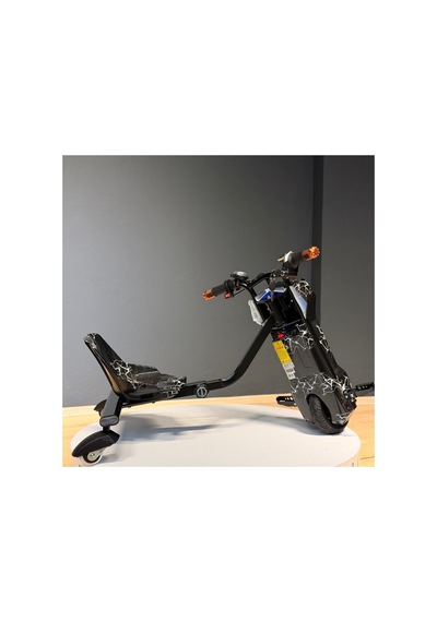 36v 350w Elektrikli Drift Scooter 3 Hızlı 25 Km/h 100 Kg Taşıma Kapasiteli Siyah Siyah