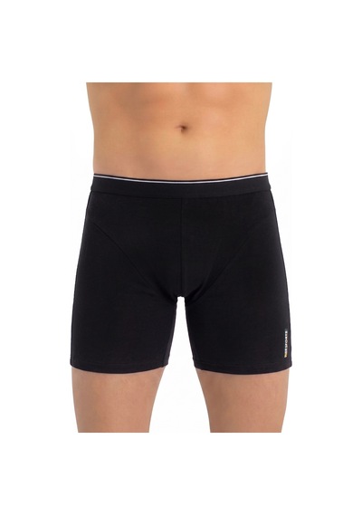 Just Inner Erkek Pamuklu Boxer Sport Premium Günlük Kullanım 134003 Siyah