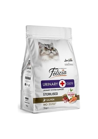 Felicia Urinary Care Sterilised Somonlu Kısırlaştırılmış Yetişkin Kedi Maması 5kg