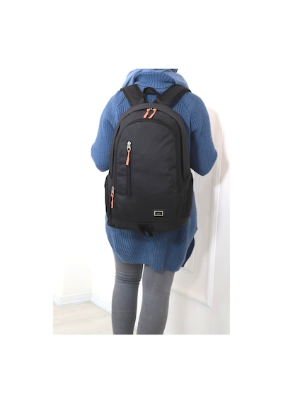 Konfores 1168 Unisex Anatomik Sırt Çantası - NKT01168-siyah