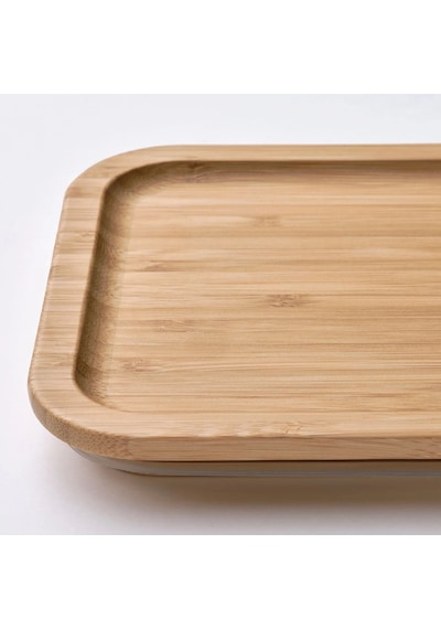 Ikea 365+ Bambu Kavanoz Kapağı 21 X 15 Cm Kahverengi