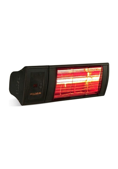 Gss20p Supra Plus 2000 Halojen Infrared Isıtıcı, Siyah