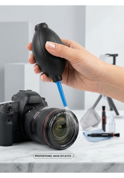 Rabsev Lens Temizleme Pompası Fotoğraf Makinesi, Kamera Ve Objektifler İçin Hava Üfleme Pompası
